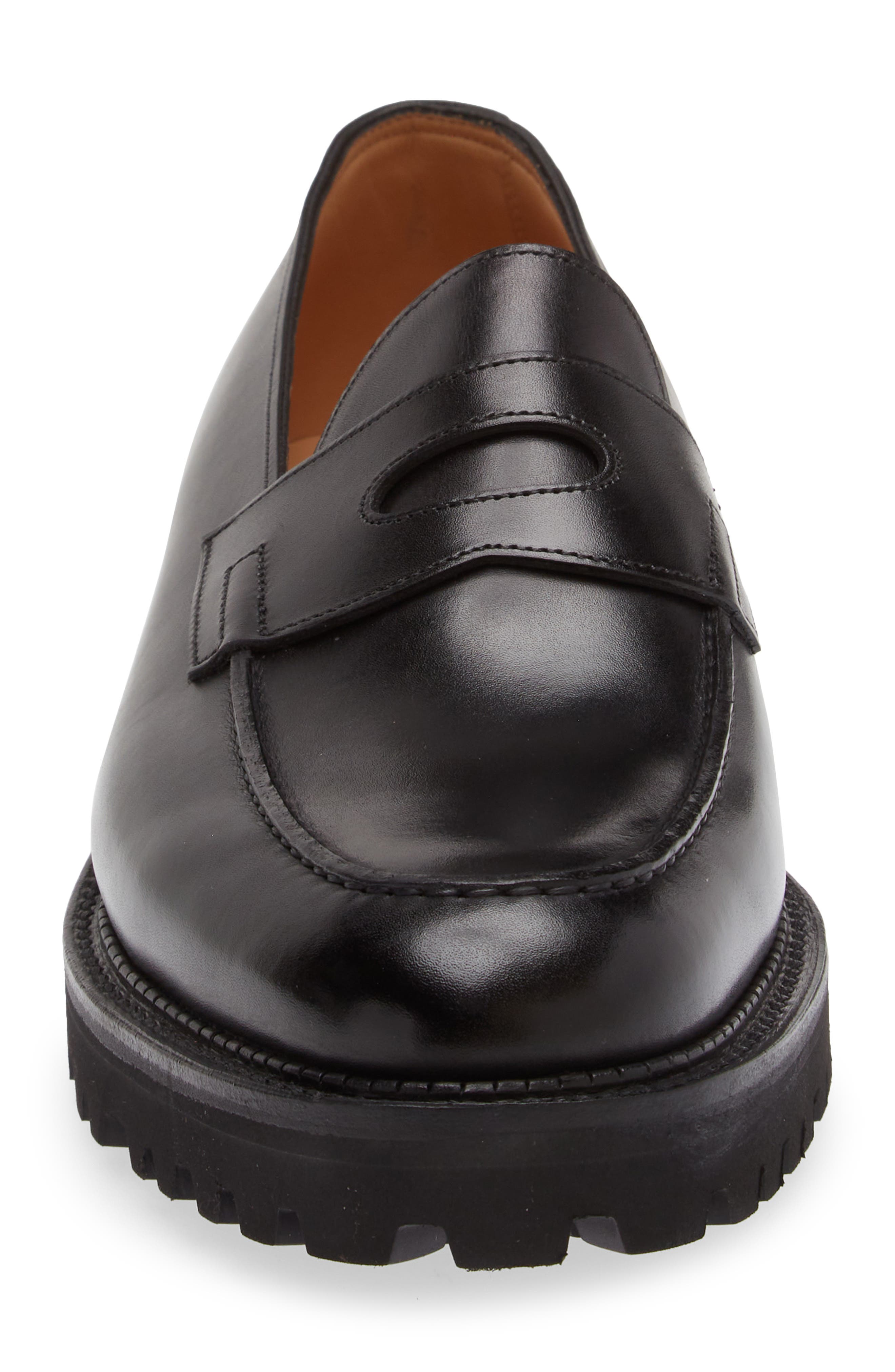 John Lobb Lopez Penny Loafer, Alternate, color, 1R- Black