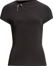 GRACE LING Relic Charms Jersey Top