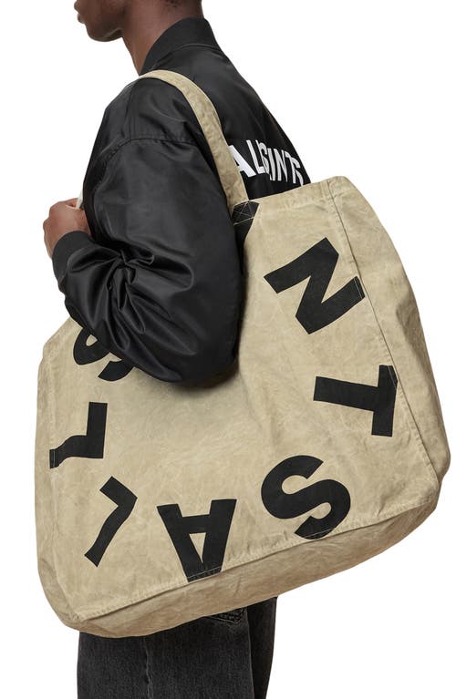 Allsaints Large Tierra Canvas Tote Bag