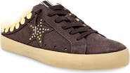 SHUSHOP Pippa Faux Shearling Trim Sneaker Mule