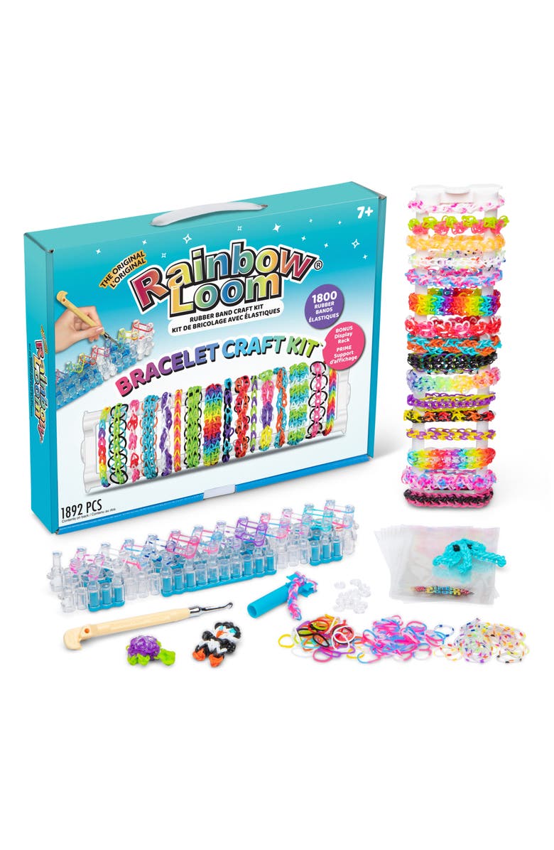 Rainbow Loom Bracelet Craft Kit, Alternate, color, Multi