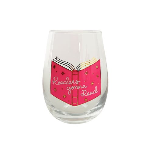 Book Club Wine Glass