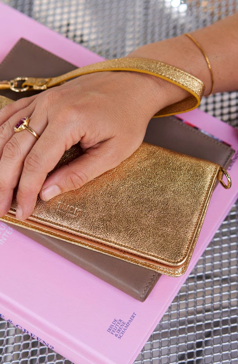 Tusk Chotta Mini Crossbody Bag, Alternate, color, Gold