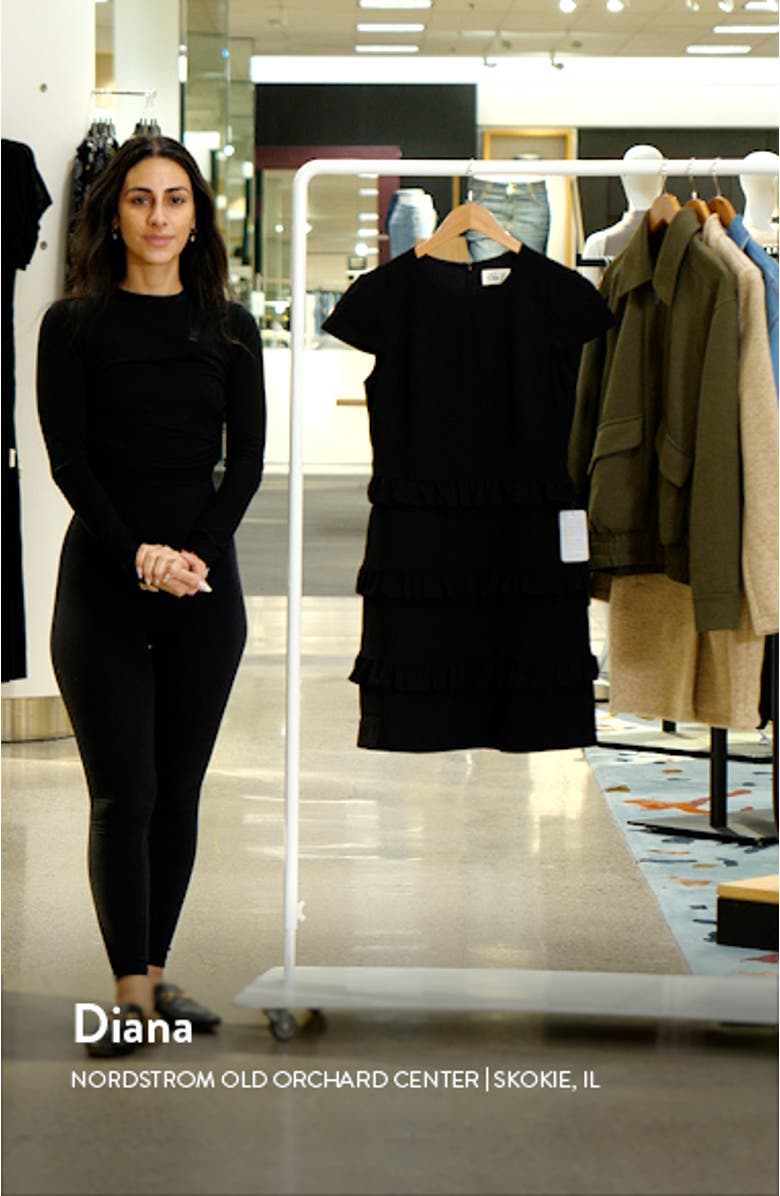 Ruffle Detail Short Sleeve Dress, sales video thumbnail