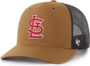 CARHARTT X 47 Men's Carhartt x '47  Brown St. Louis Cardinals Trucker Adjustable Hat