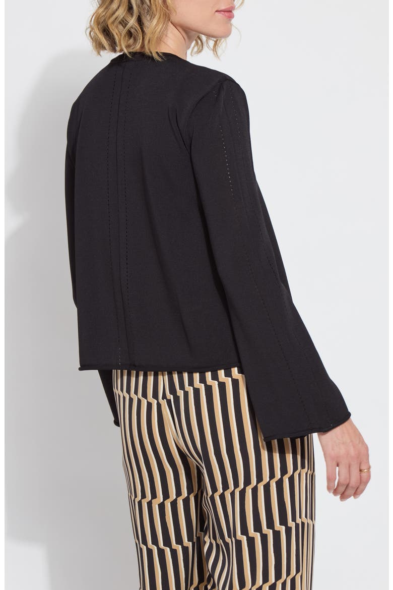 Allegra Knit Cardigan, Alternate, color, BLACK