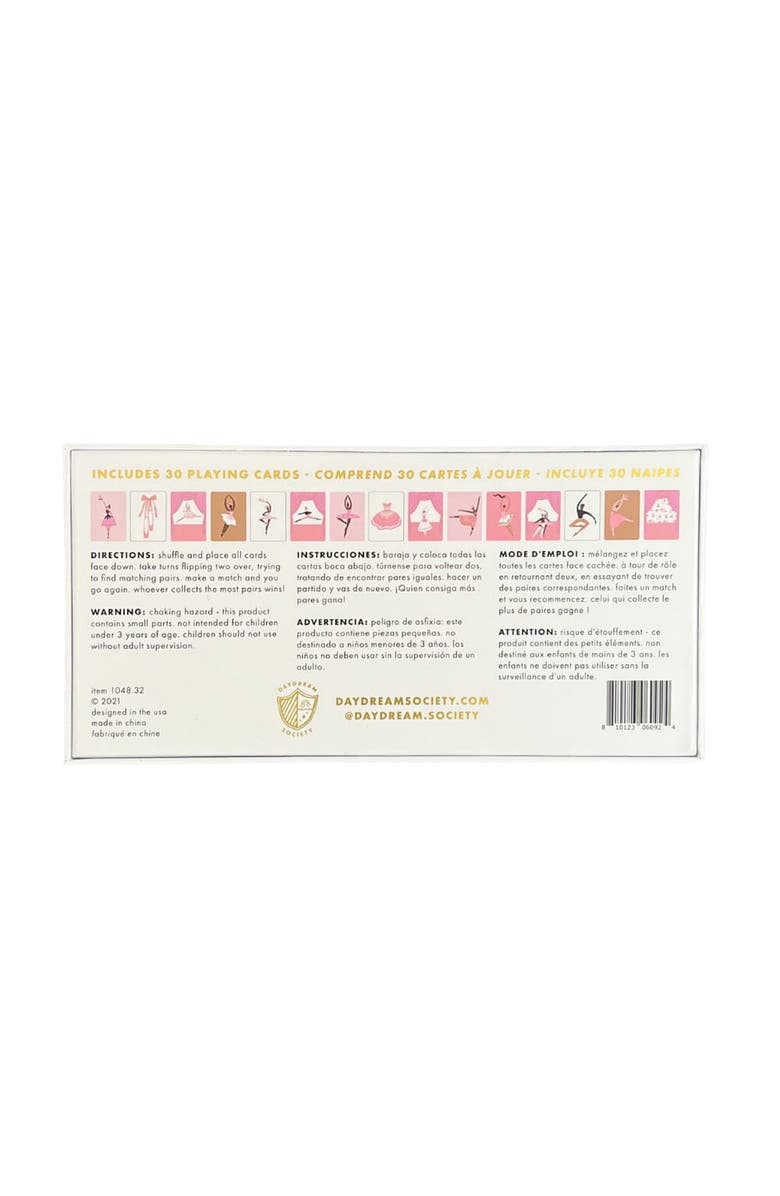 Daydream Society Pirouette Ballerina Memory Match Game, Alternate, color, Assorted Pre-Pack