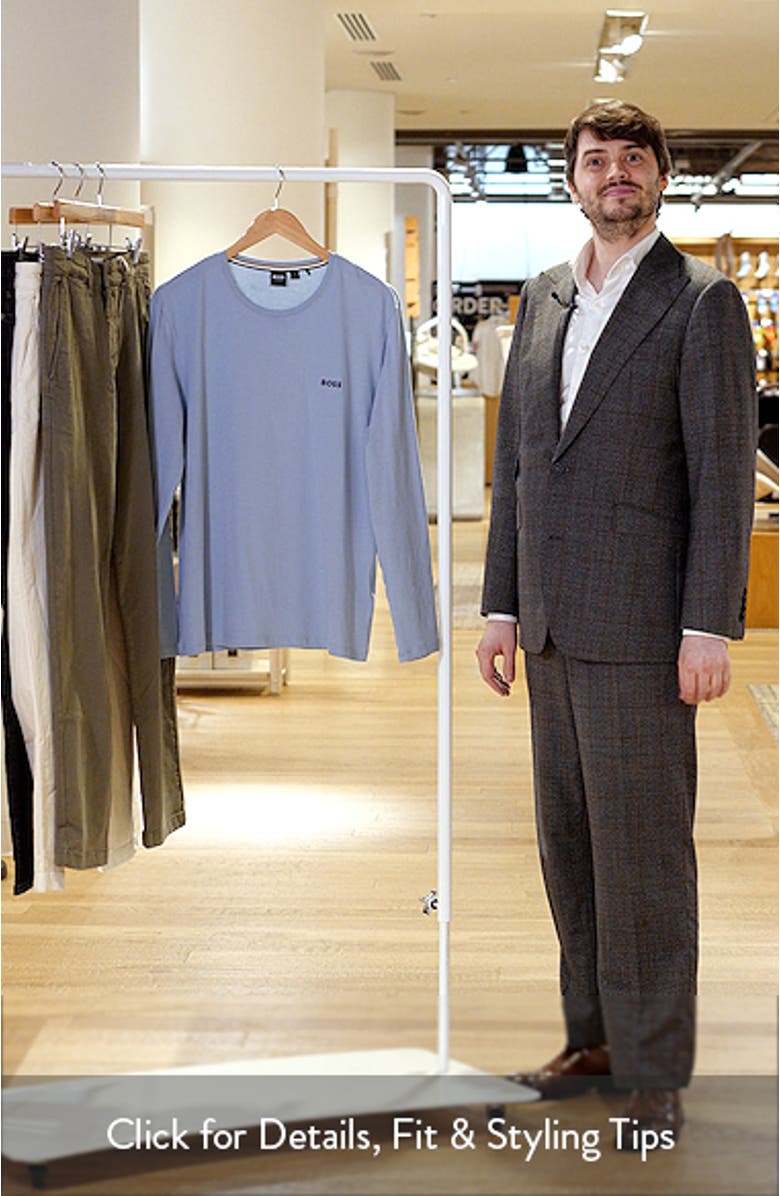 Mix Match Long Sleeve Stretch Modal Pajama T-Shirt, sales video thumbnail