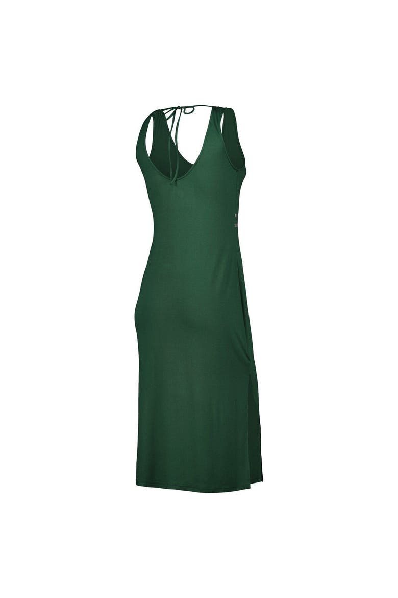 Women's G-III 4Her by Carl Banks Green Michigan State Spartans Training V-Neck Maxi Dress, Alternate, color, Green