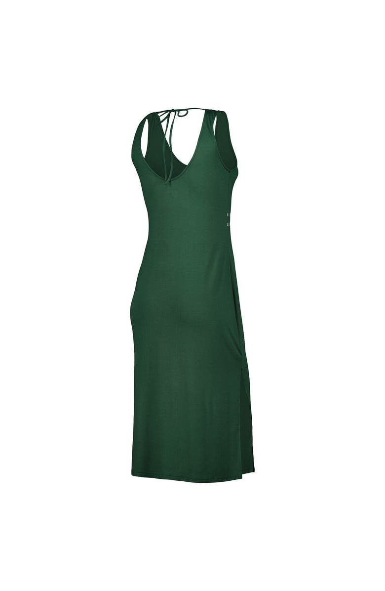 G-III 4HER BY CARL BANKS Women's G-III 4Her by Carl Banks Green Michigan State Spartans Training V-Neck Maxi Dress, Alternate, color, Green