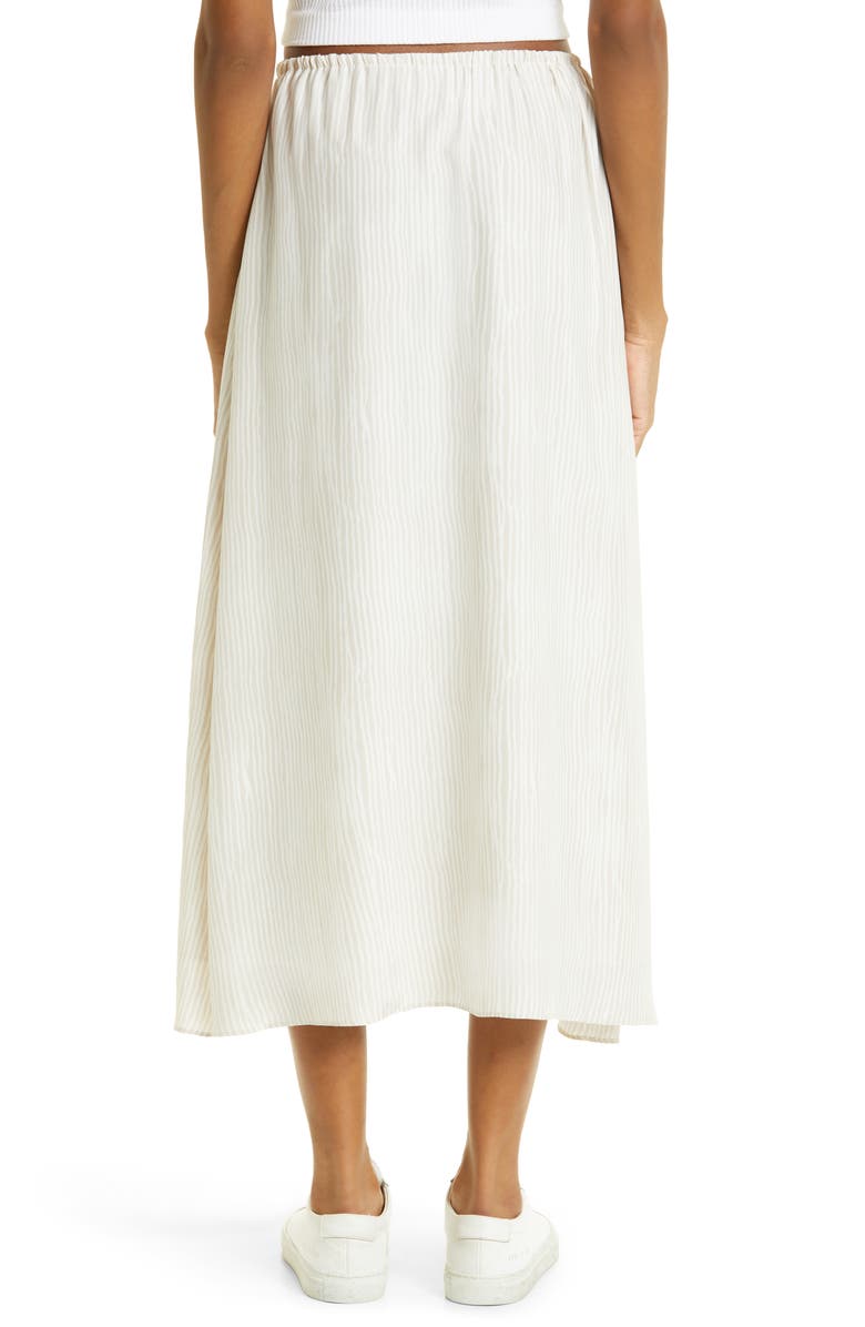 ATM Anthony Thomas Melillo Moiré Print Silk Maxi Skirt, Alternate, color,