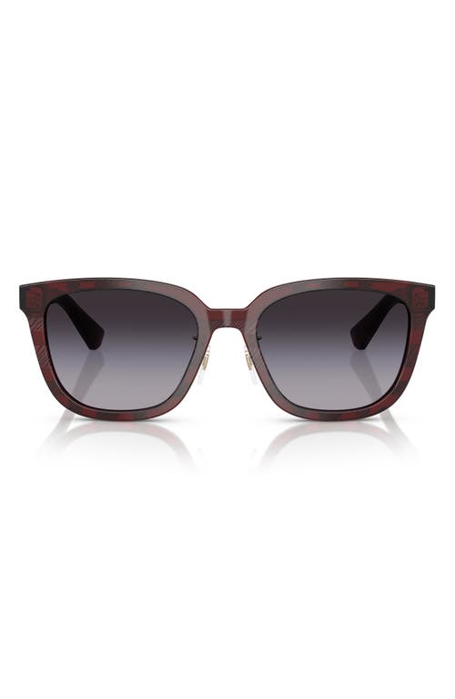 Burberry 57mm Square Sunglasses In Grey Flash