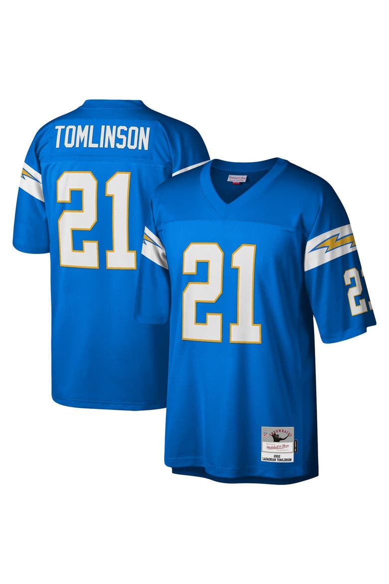 Men's Mitchell & Ness LaDainian Tomlinson Powder Blue Los Angeles Chargers Legacy Replica Jersey, Main, color, Powder Blue