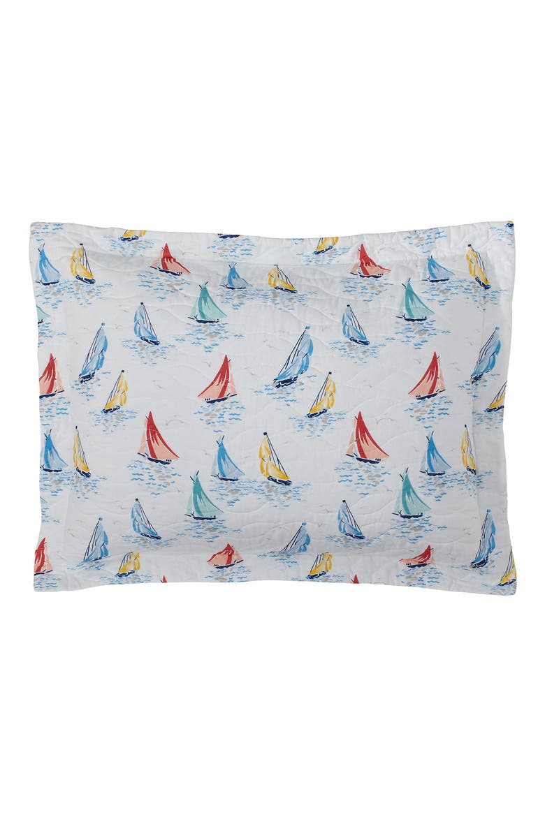 Ahoy Twin Quilt & Sham Set, Alternate, color, BRIGHT BLUE