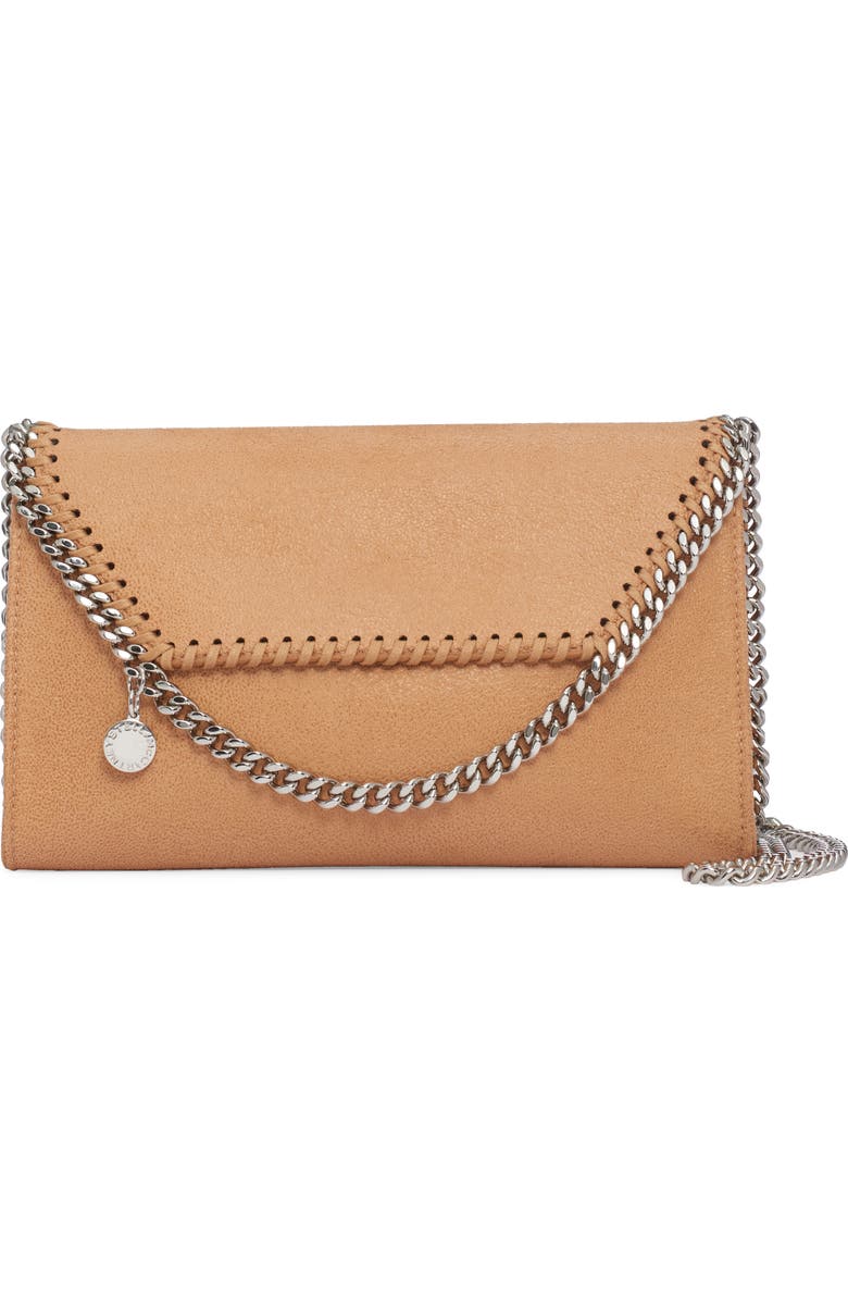 Stella McCartney Mini Falabella Faux Leather Crossbody Bag, Main, color,