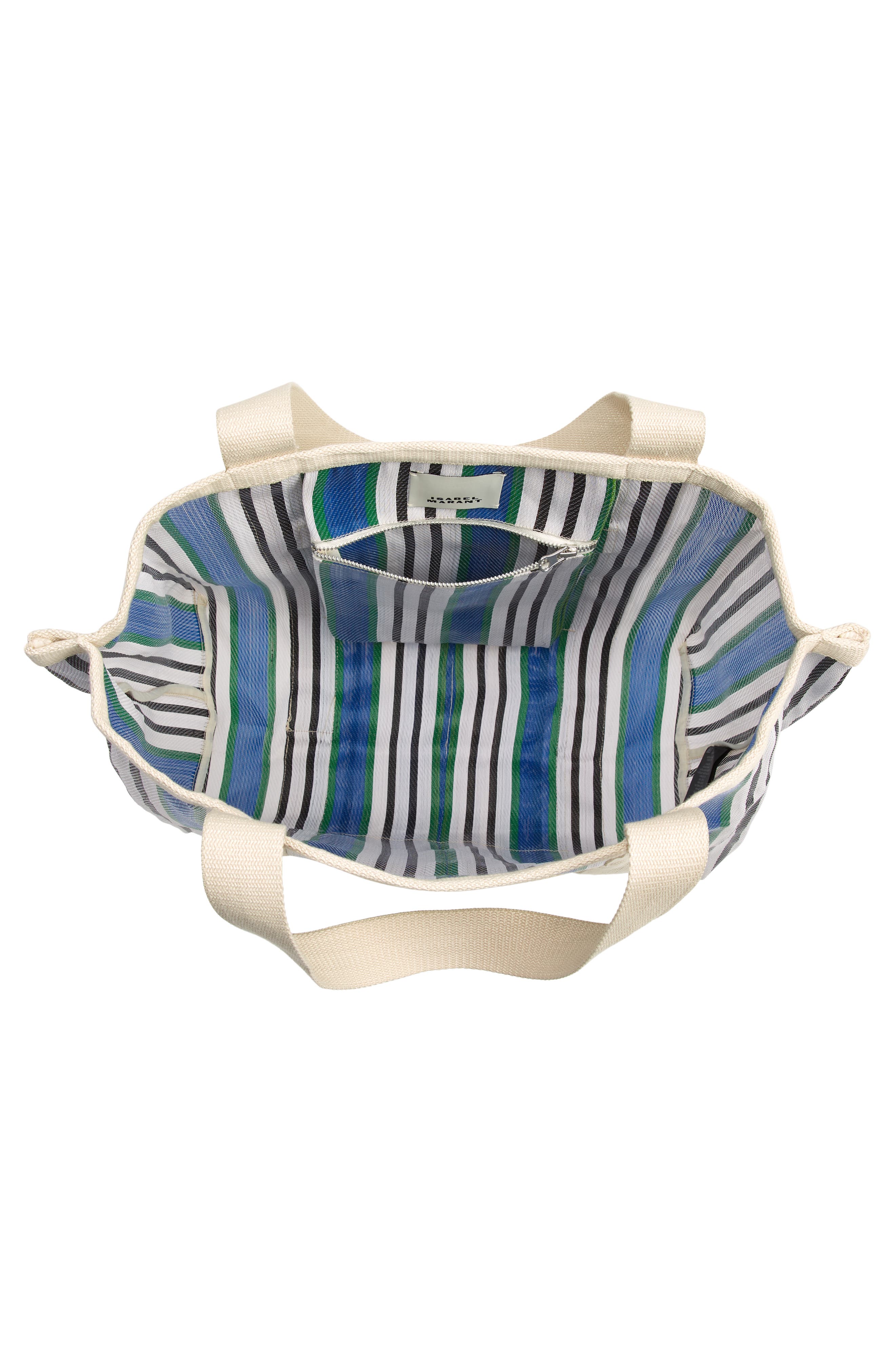 Isabel Marant Darwen Stripe Jacquard Tote, Alternate, color, 