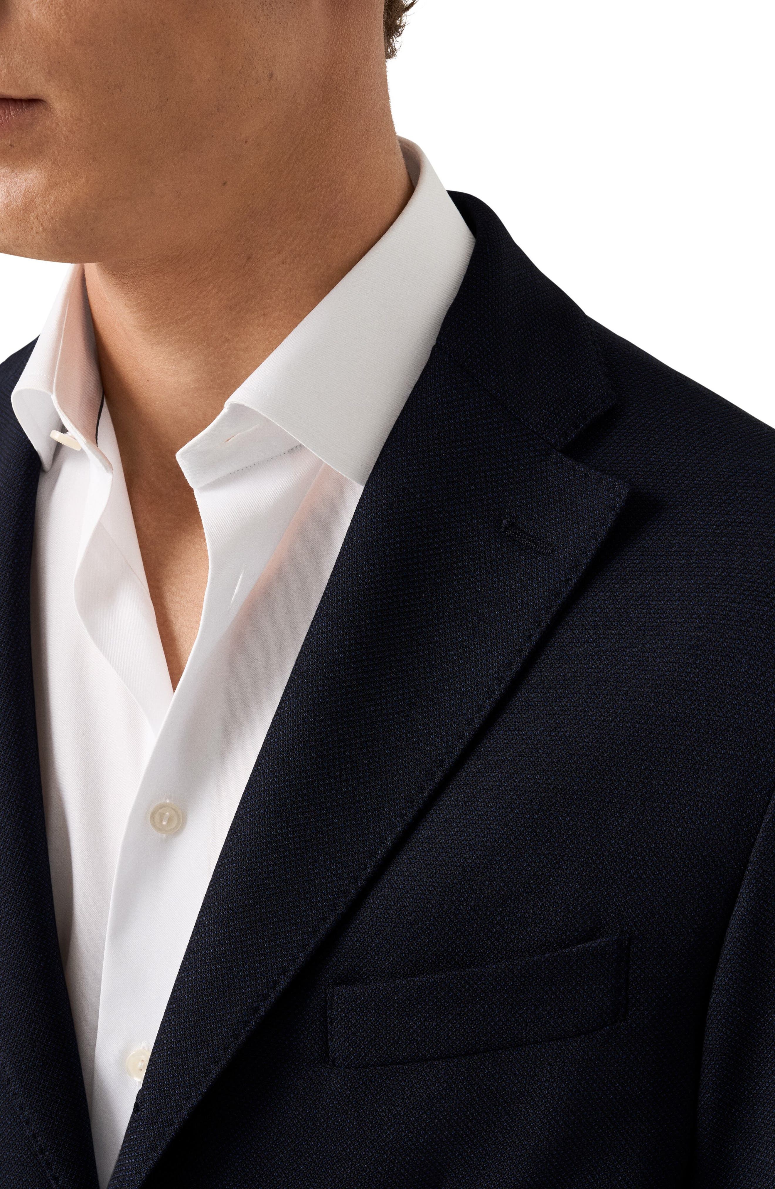 Мужские Eton Tech Stretch Wool Blend Soft Sport Coat — фото 7