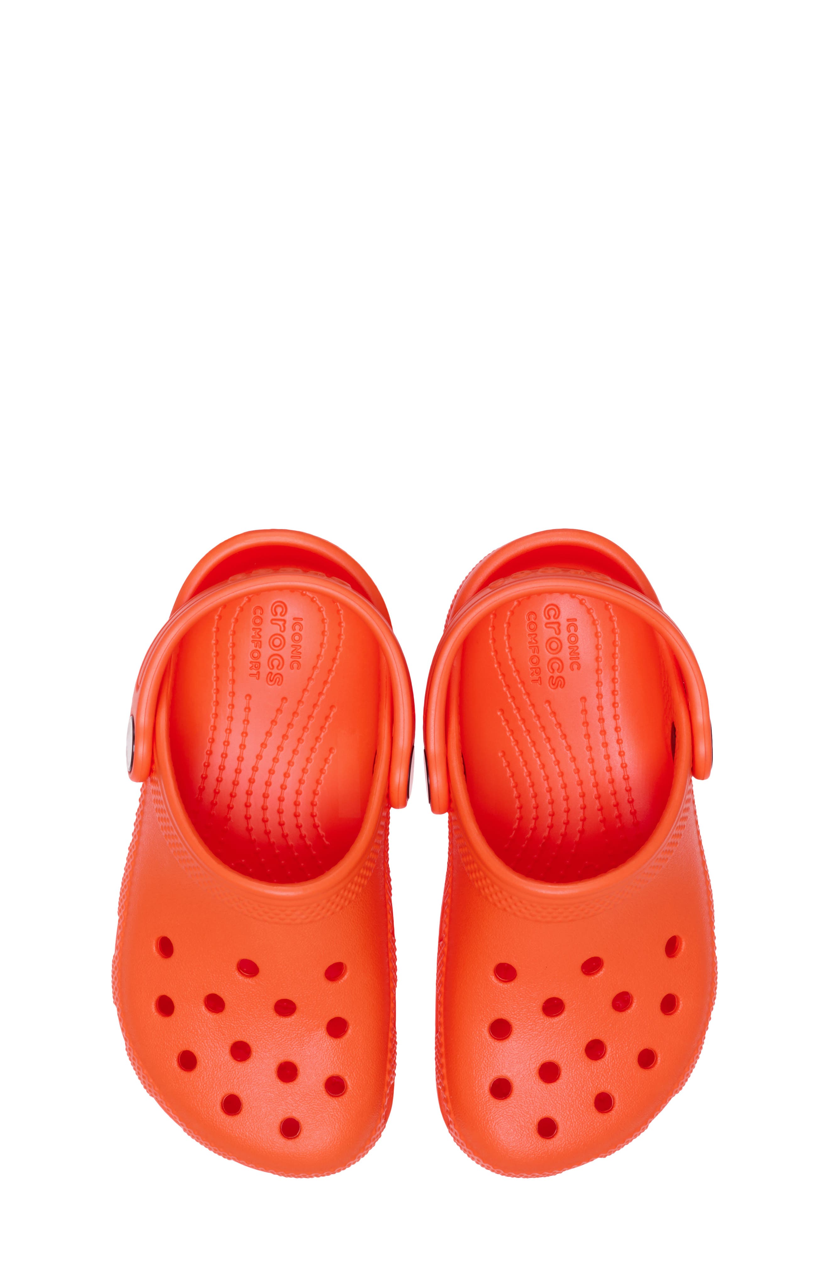 Kids' Classic Clog, Alternate, color, SHOCKING ORANGE