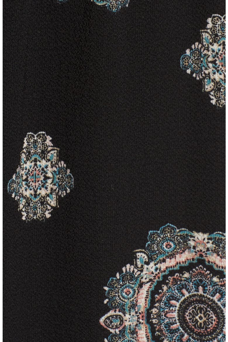 Print Maxi Romper, Alternate, color, BLACK PRINT