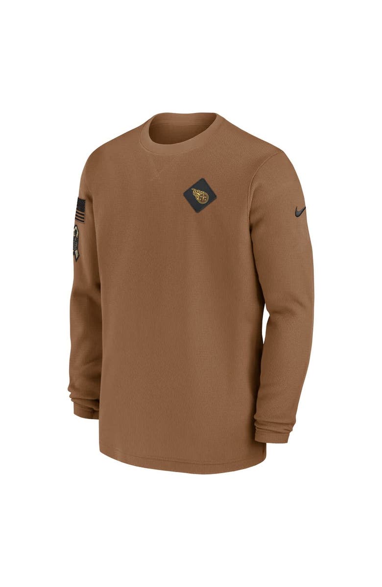 Nike Men's Nike Brown Tennessee Titans Salute to Service Pullover Sweatshirt, Alternate, color, 