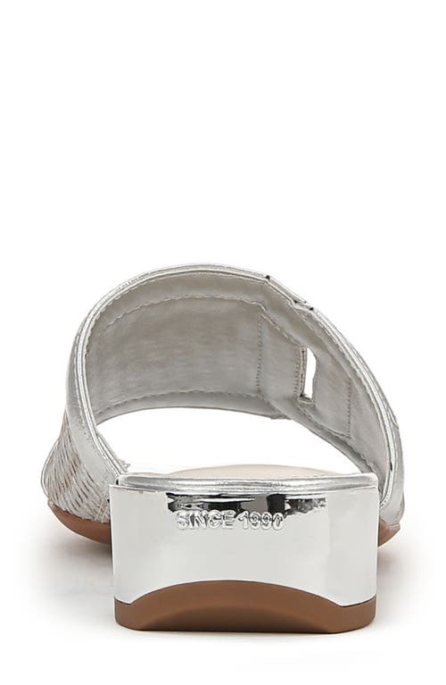 Franco Sarto Margot Slide Sandal In Silver Grey