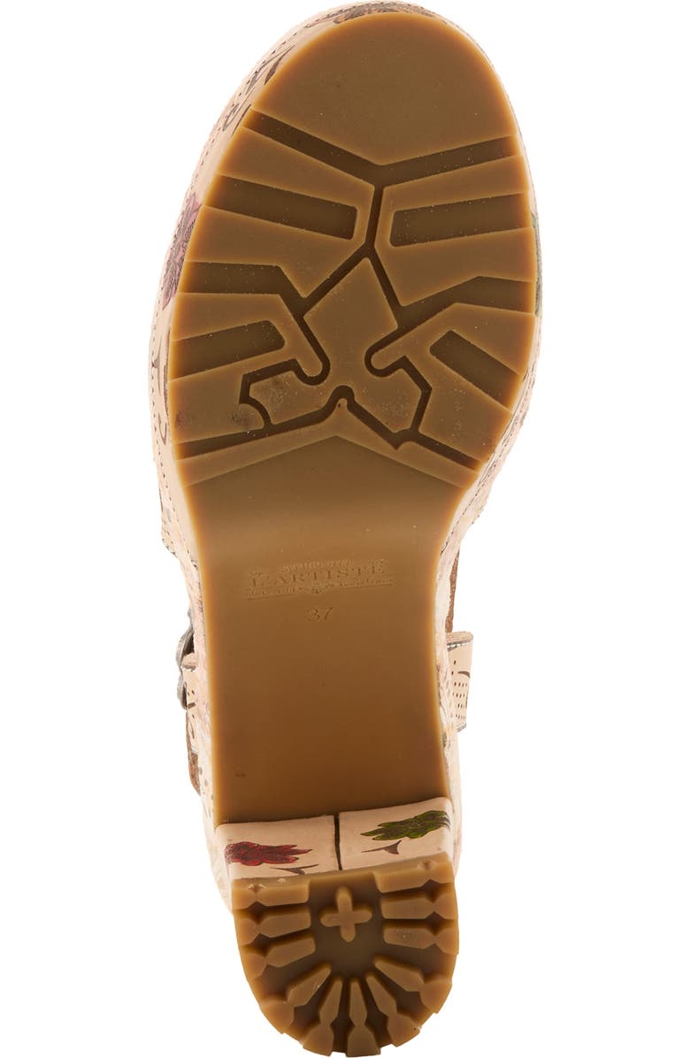 L'Artiste by Spring Step Jawdrop Sandal, Alternate, color, Beige Multi