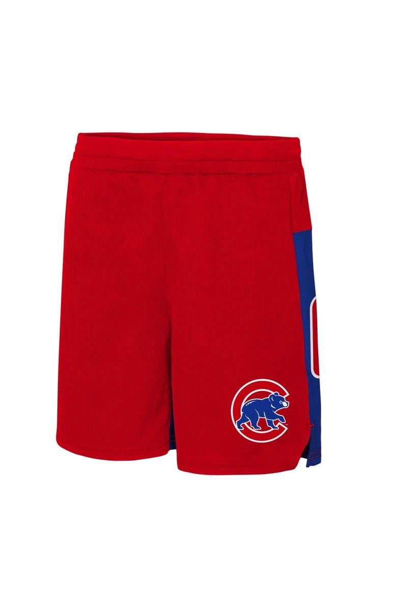 Youth Red Chicago Cubs 7th Inning Stretch Shorts, Alternate, color, Red