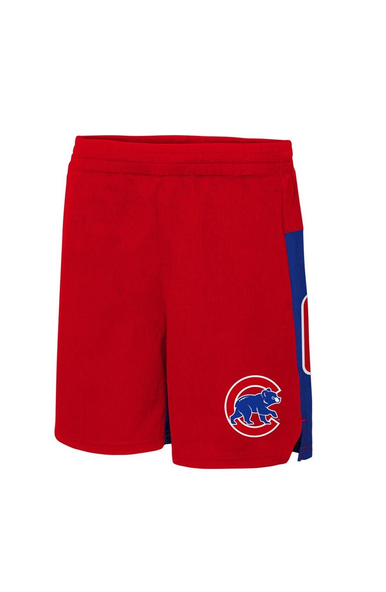 Outerstuff Youth Red Chicago Cubs 7th Inning Stretch Shorts, Alternate, color,