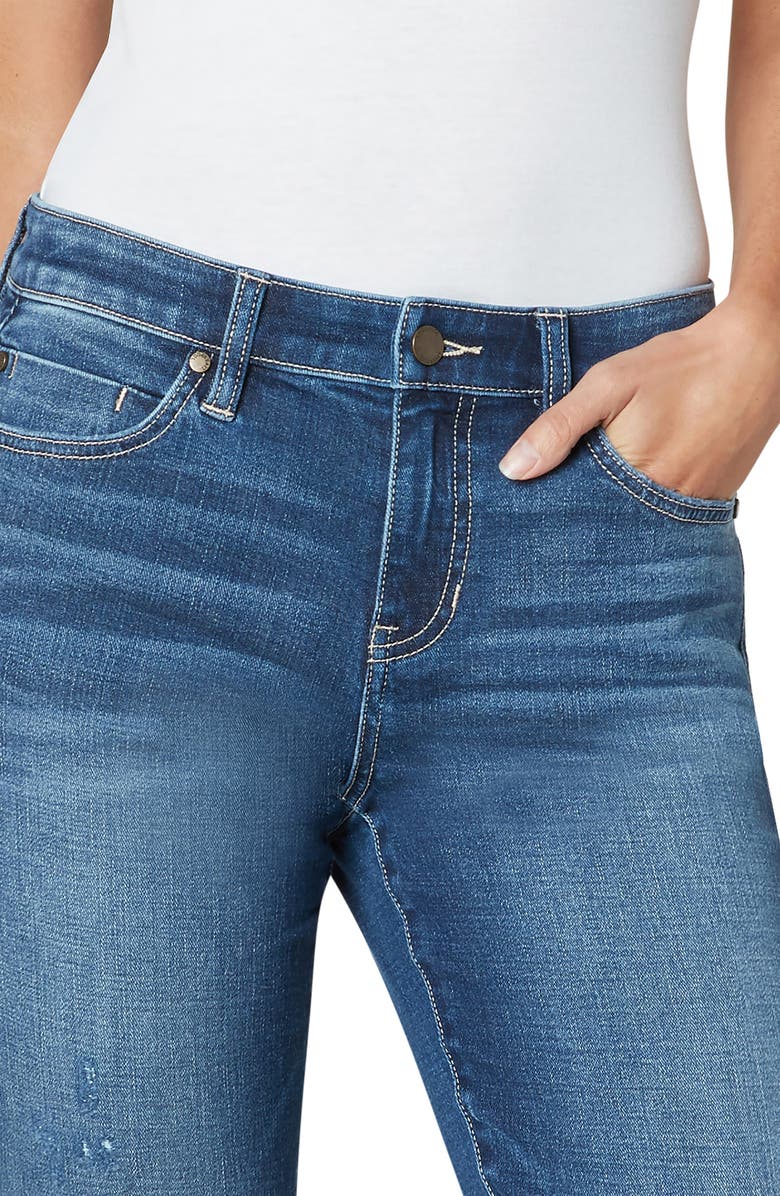 Liverpool Los Angeles Marley High Waist Cuff Girlfriend Jeans, Alternate, color, 