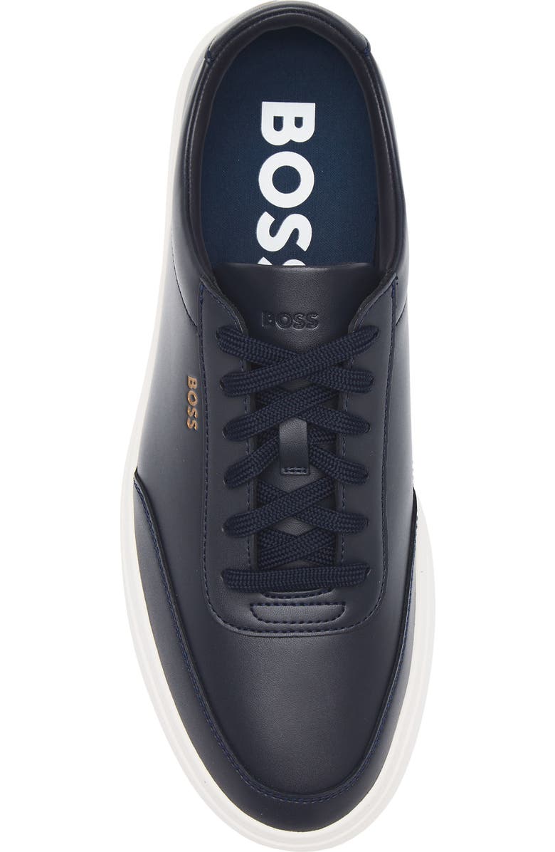 BOSS Kieran Tennis Sneaker, Alternate, color, Dark Blue