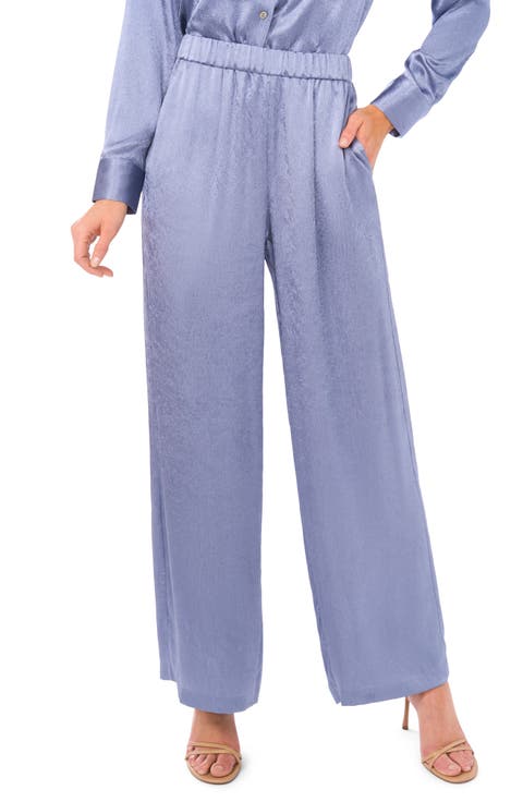 Elastic Waist Wide Leg Pants