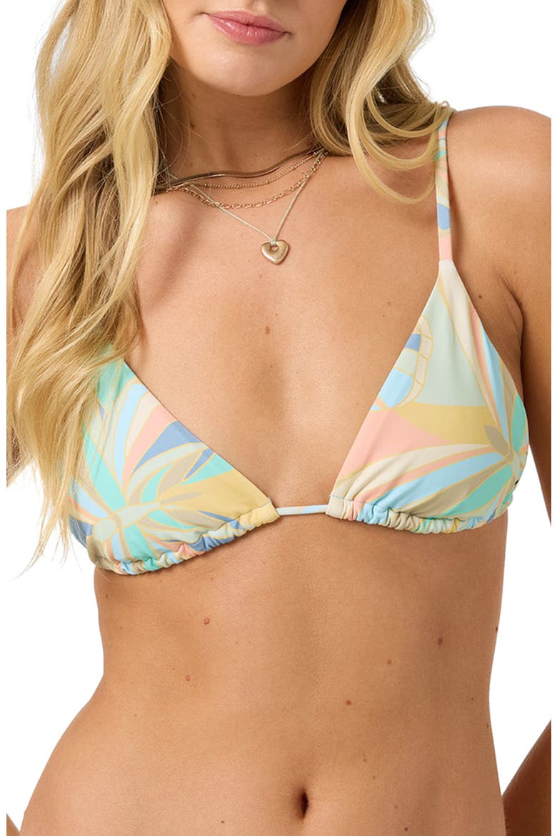 Butterfly Geo Cayo Bikini Top, Main, color, BLUE MULTI COLORED
