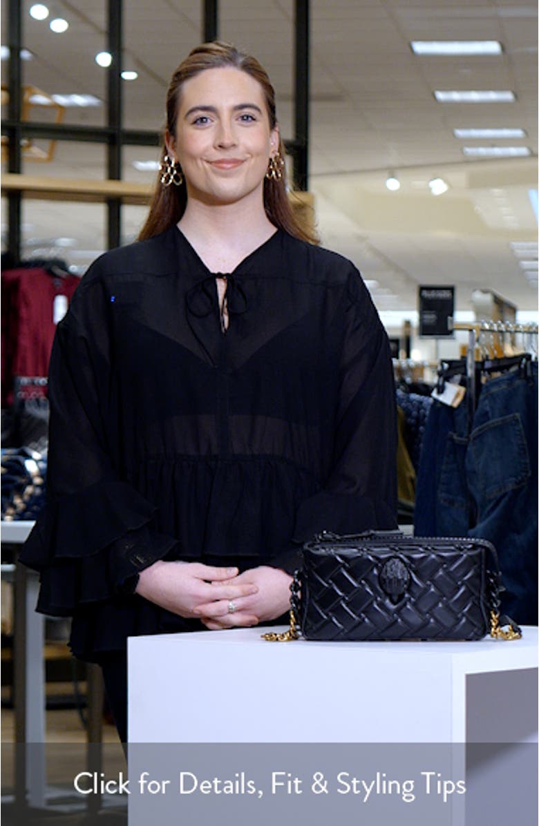 Kensington Quilted Leather Crossbody Bag, sales video thumbnail