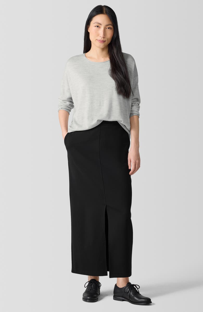 Eileen Fisher Crewneck Wool Sweater, Alternate, color,