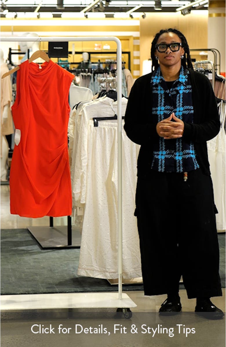 Noa Drapey Cocktail Minidress, sales video thumbnail