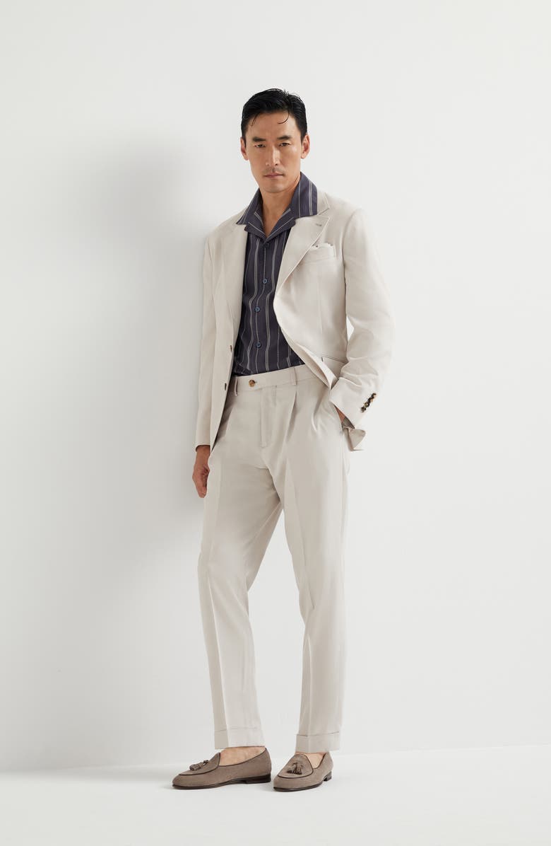 Brunello Cucinelli Twill trousers, Alternate, color,