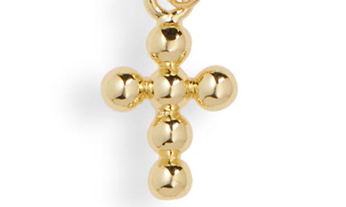 Panacea Double Row Charm Necklace In Gold