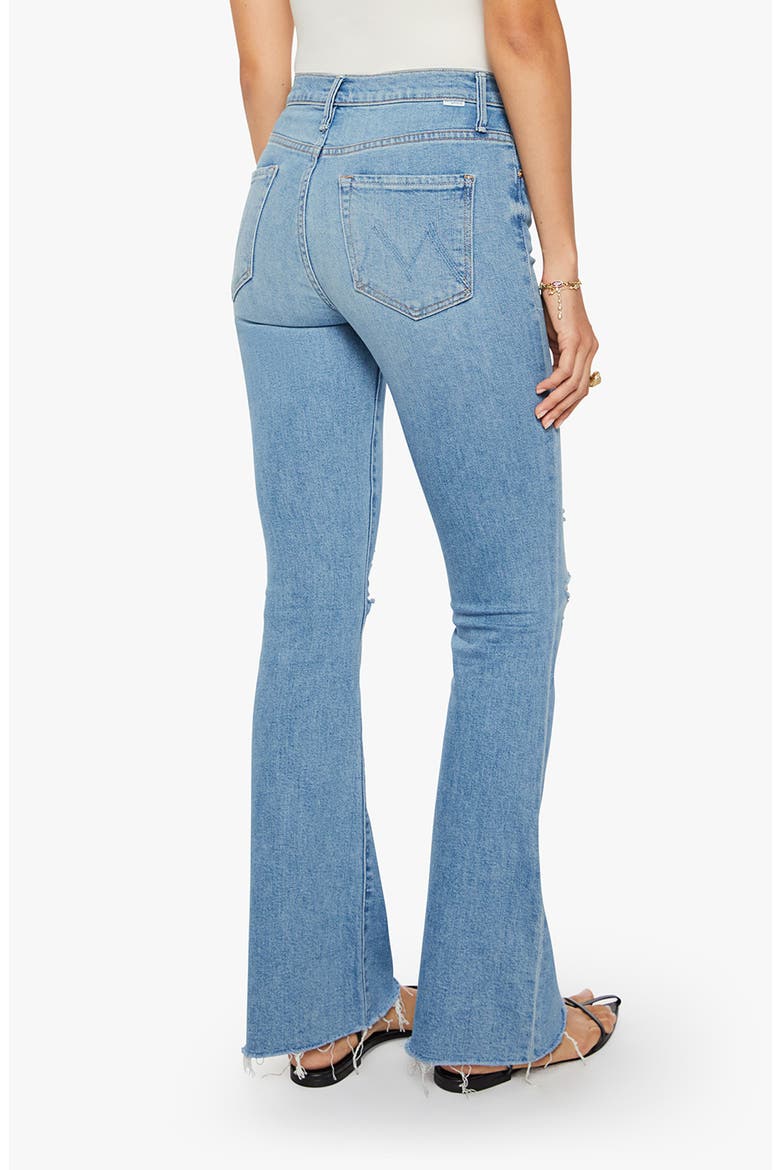 Ripped Flare Jeans, Alternate, color, CHAOS IS CALLING