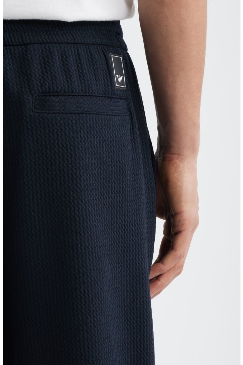 Textured Jersey Joggers, Alternate, color, SOLID BLUE NAVY