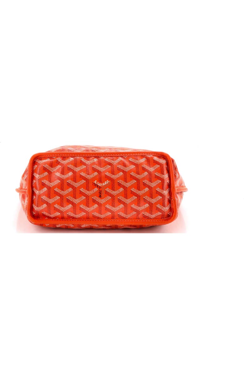 Pre-Owned Goyard Anjou Reversible Tote Coated Canvas Mini, Alternate, color, Orange