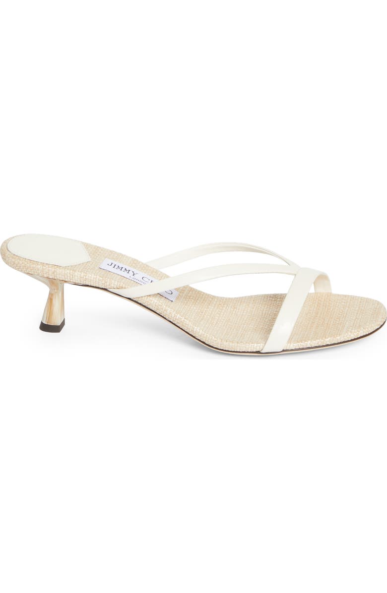 Jimmy Choo Ciela Slide Sandal, Alternate, color, Latte Mix