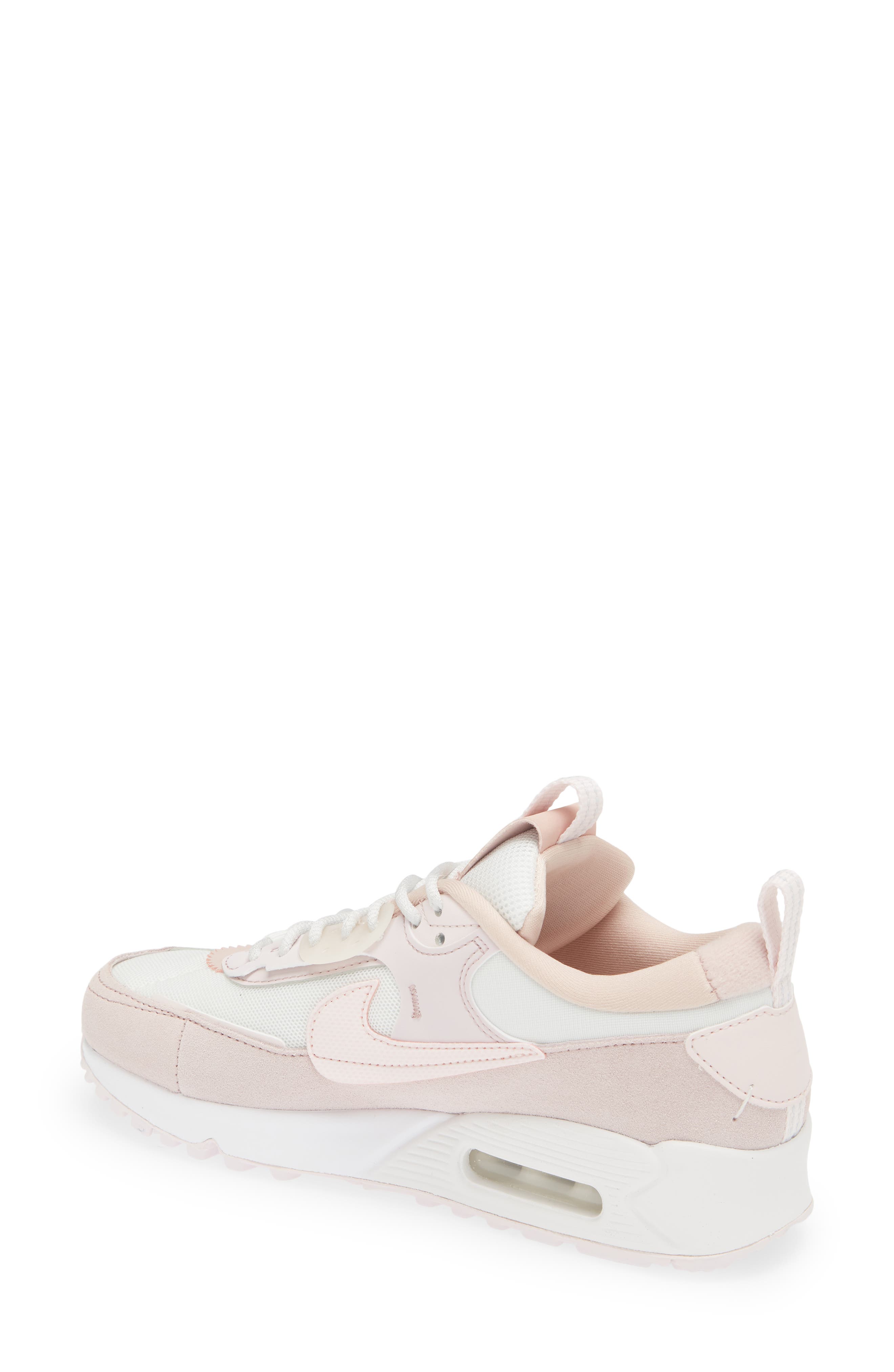 Air Max 90 Futura Sneaker, Alternate, color, SUMMIT WHITE/ LIGHT PINK/ ROSE