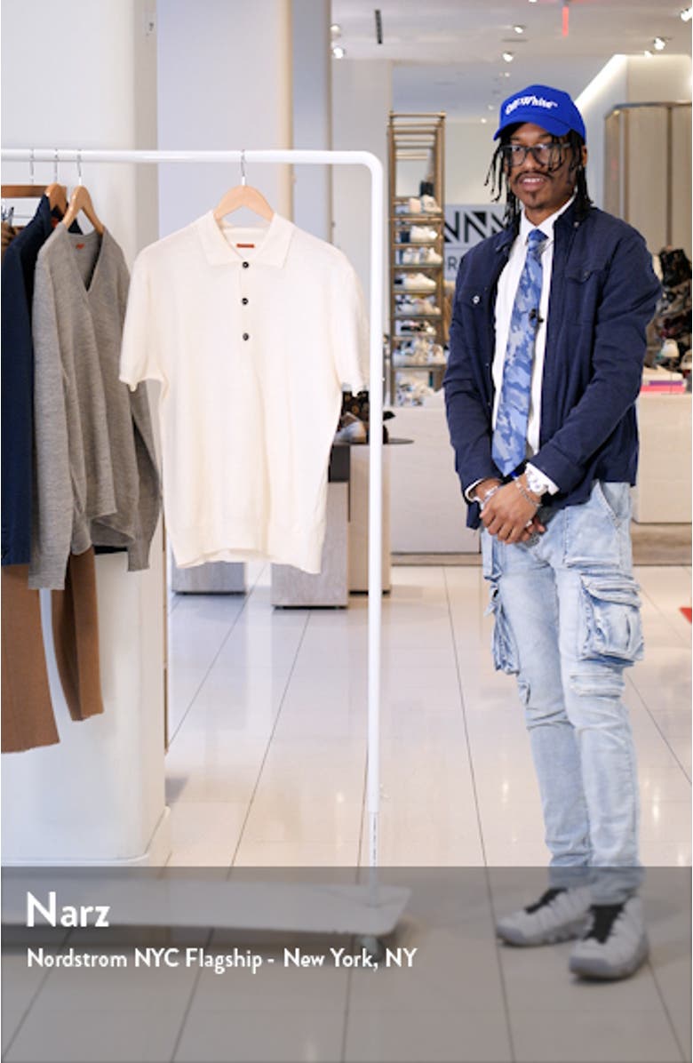 Marco Knit Linen Blend Polo, sales video thumbnail