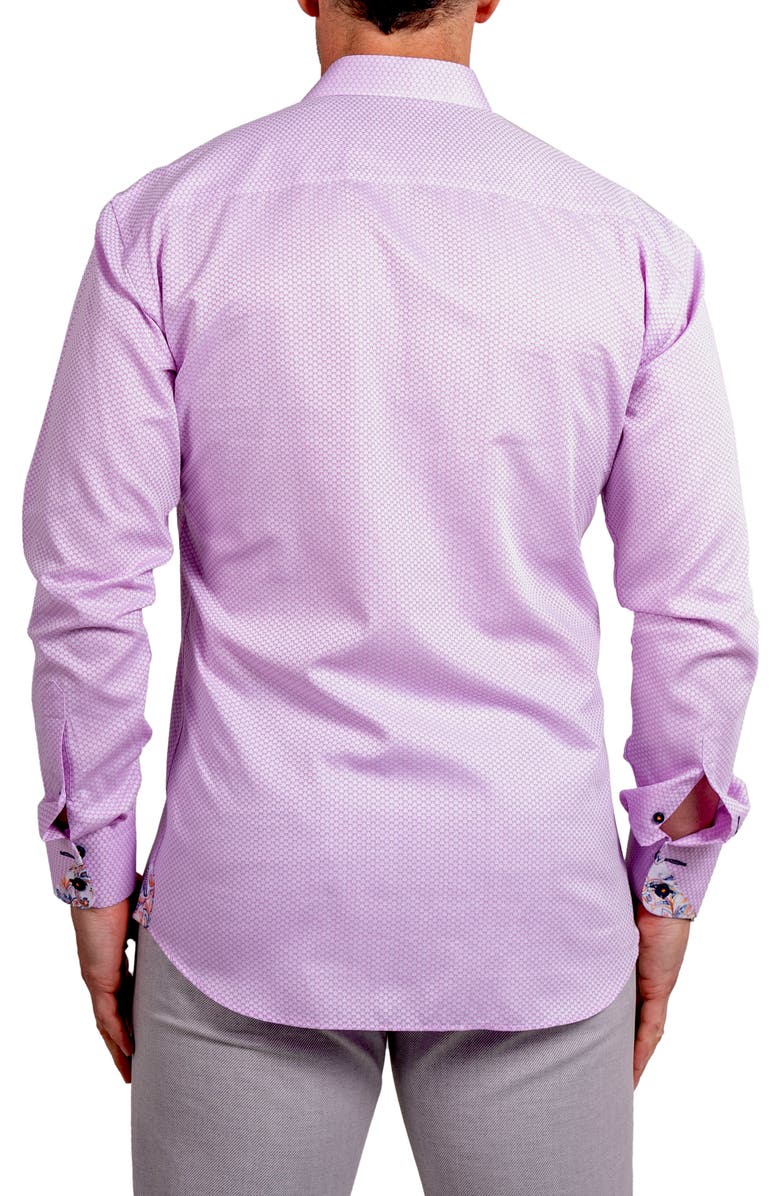Maceoo Einstein Ascension 0059 Contemporary Fit Button-Up Shirt, Alternate, color, Pink