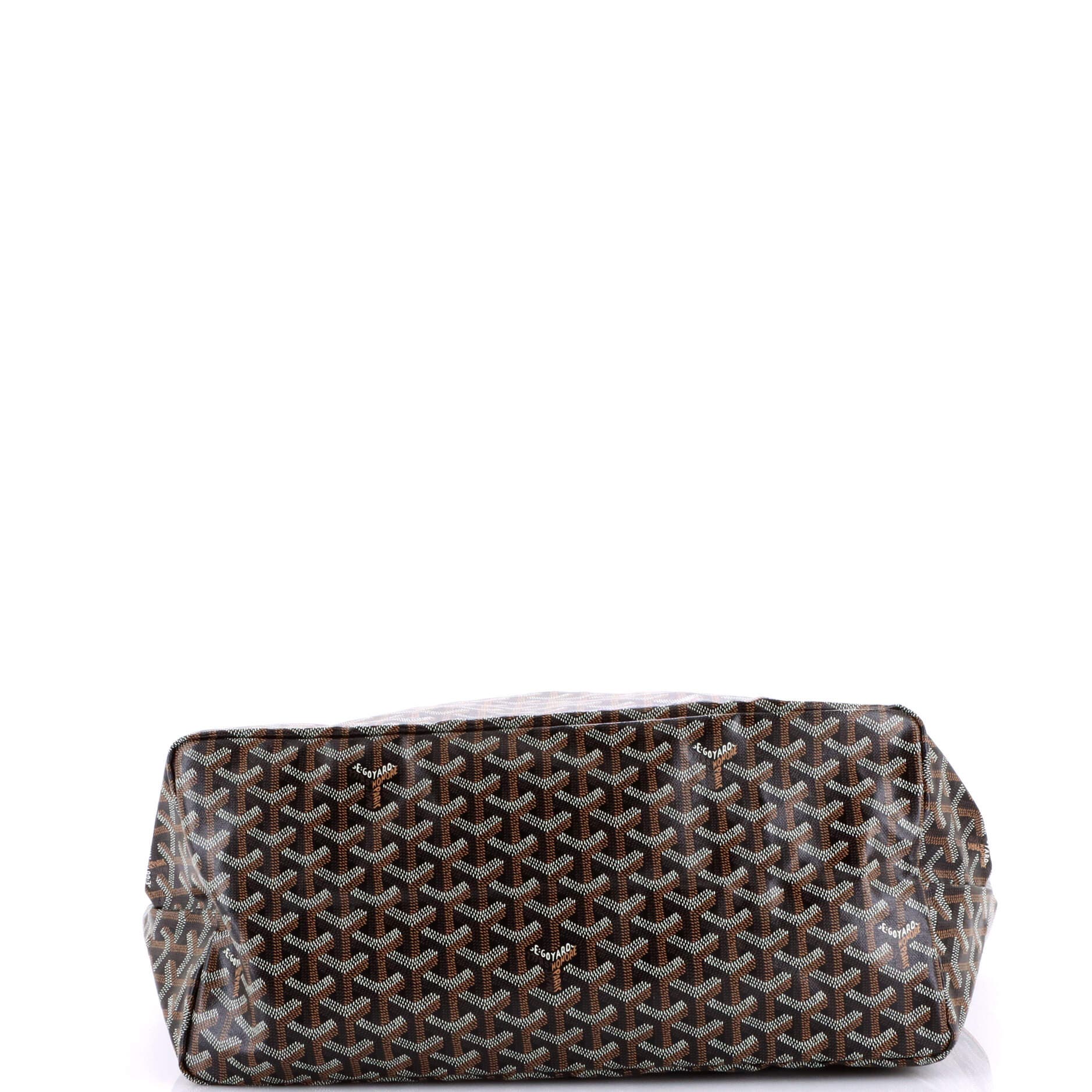 Pre-Owned Goyard Saint Louis Tote Coated Canvas GM, Alternate, color, Black