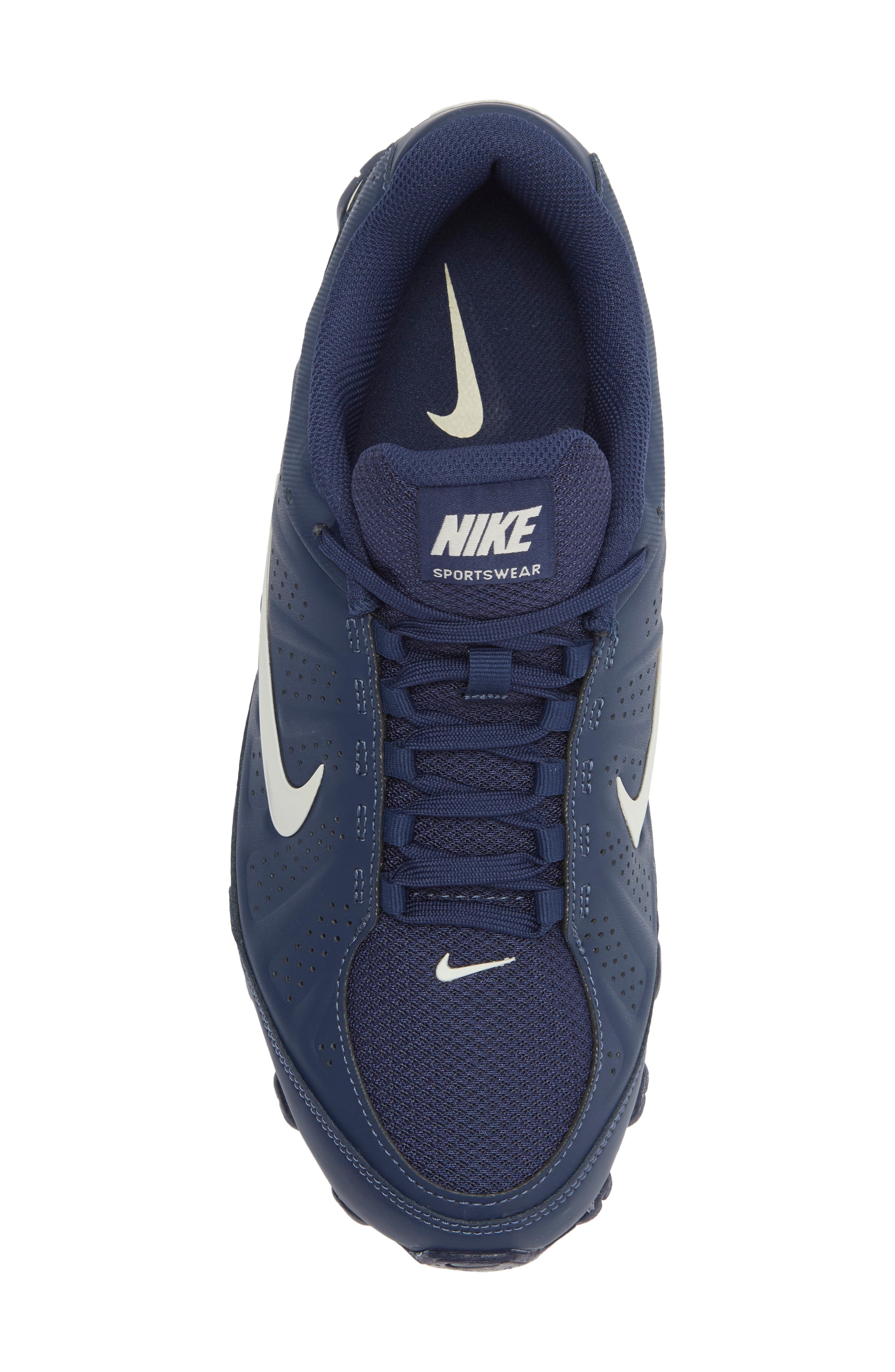 Reax 8 TR Training Shoe, Alternate, color, MIDNIGHT NAVY/ OREWOOD BROWN