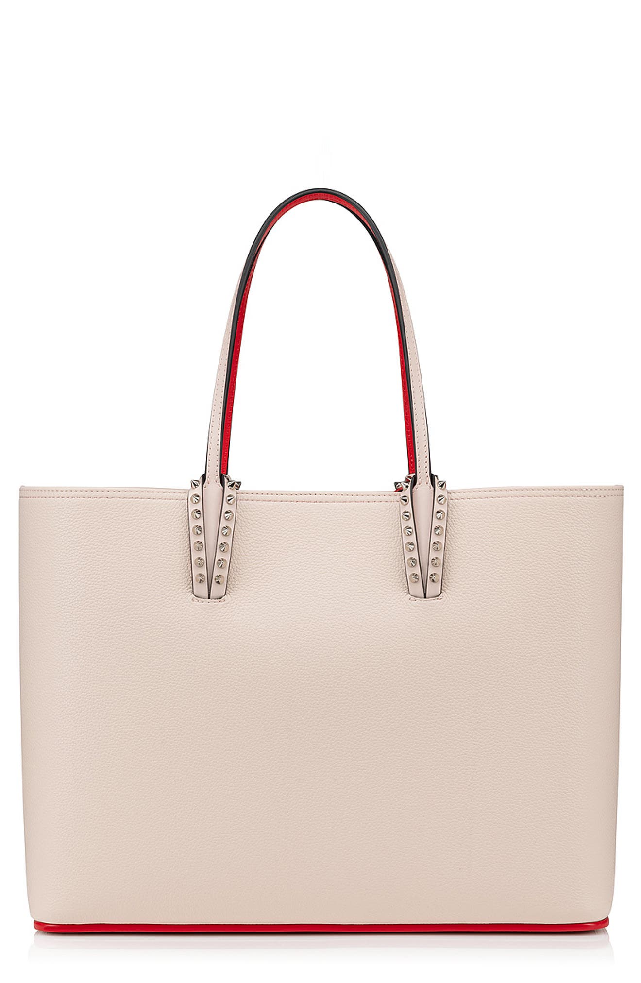 Cabata Calfskin Leather Tote, Main, color, LECHE/ LECHE