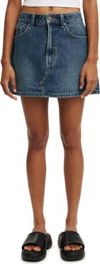 Cotton On Women's Original Denim Mini Skirt