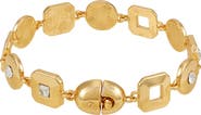 T Tahari Crystal Chain Bracelet