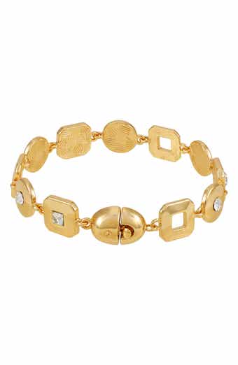 T Tahari Crystal Chain Bracelet